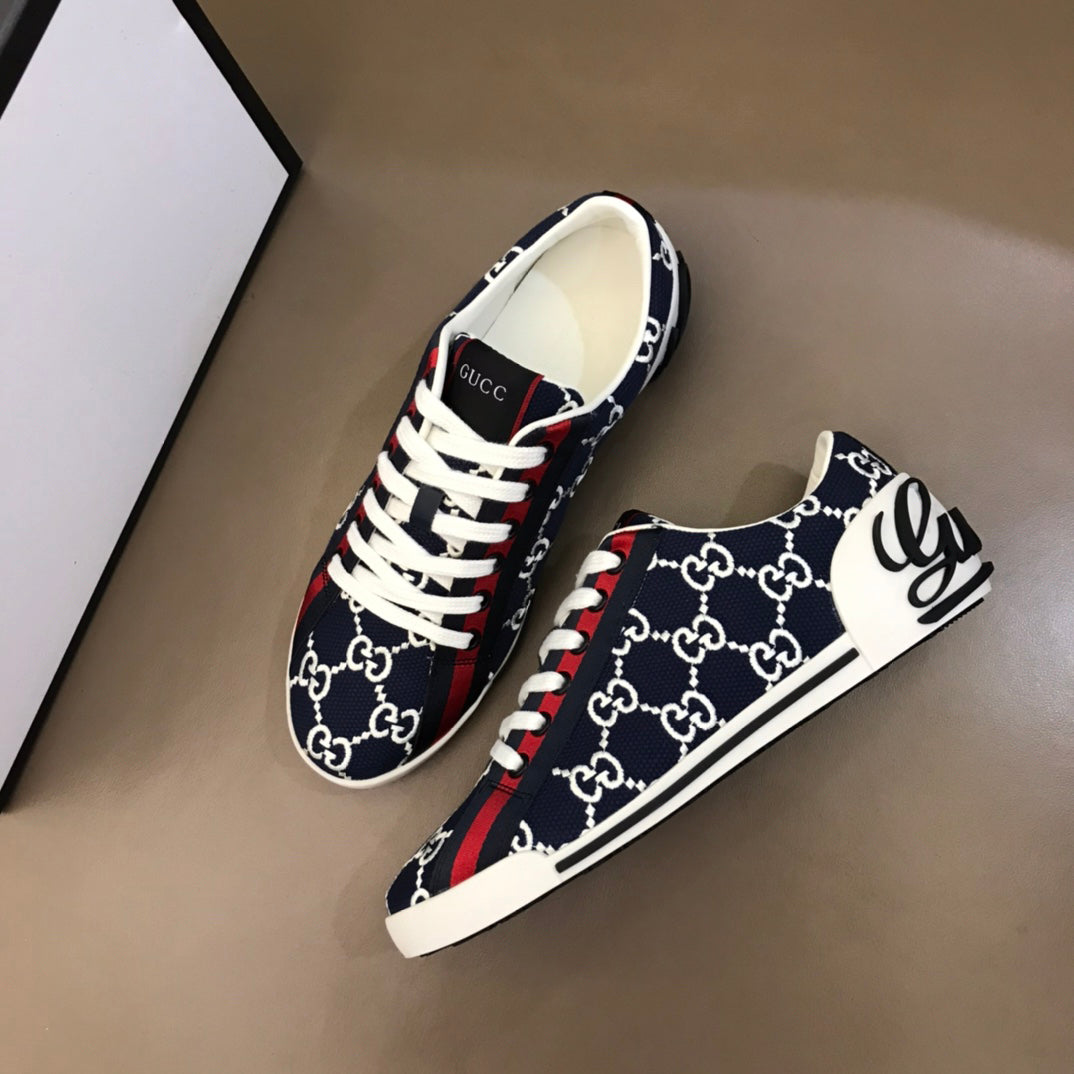 New Men's fashion lace-up casual shoes-1