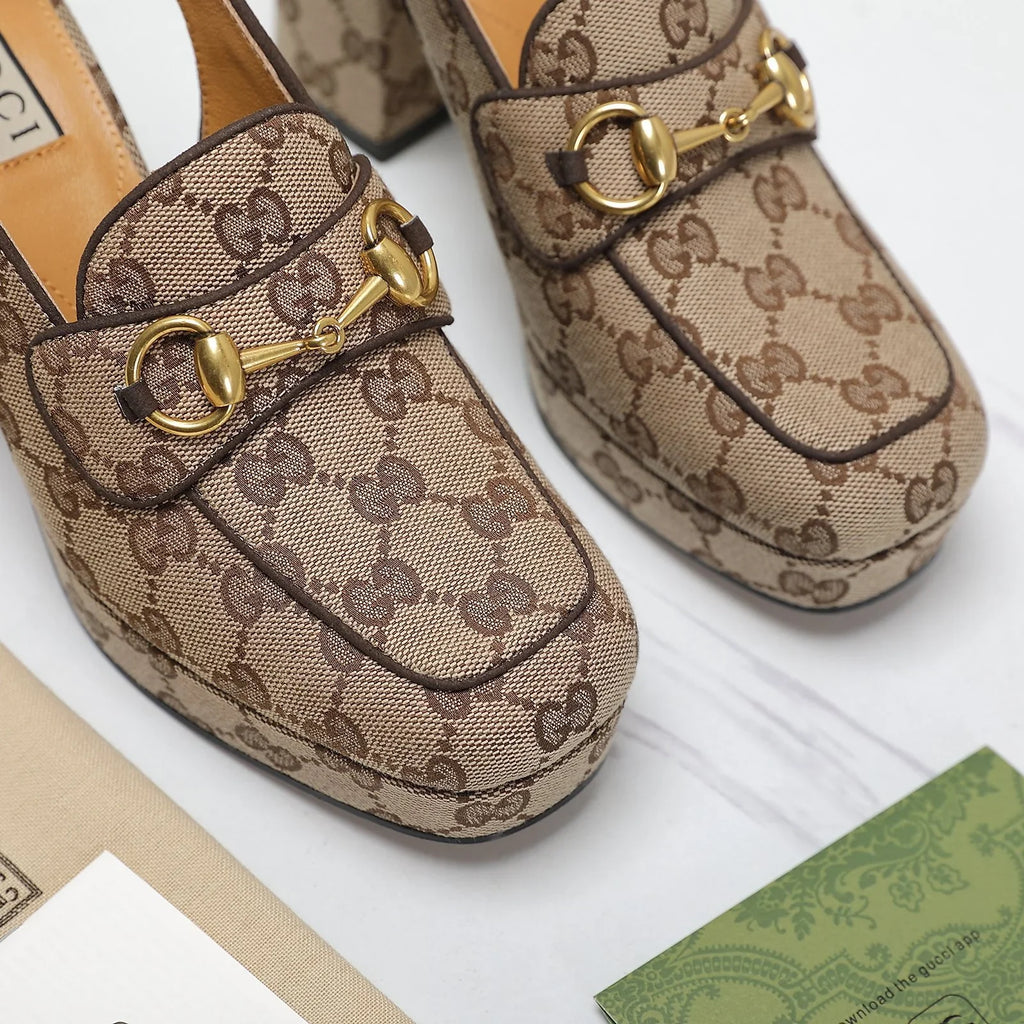 New Women's Horsebit Mid-heeled Sandals and High Heels