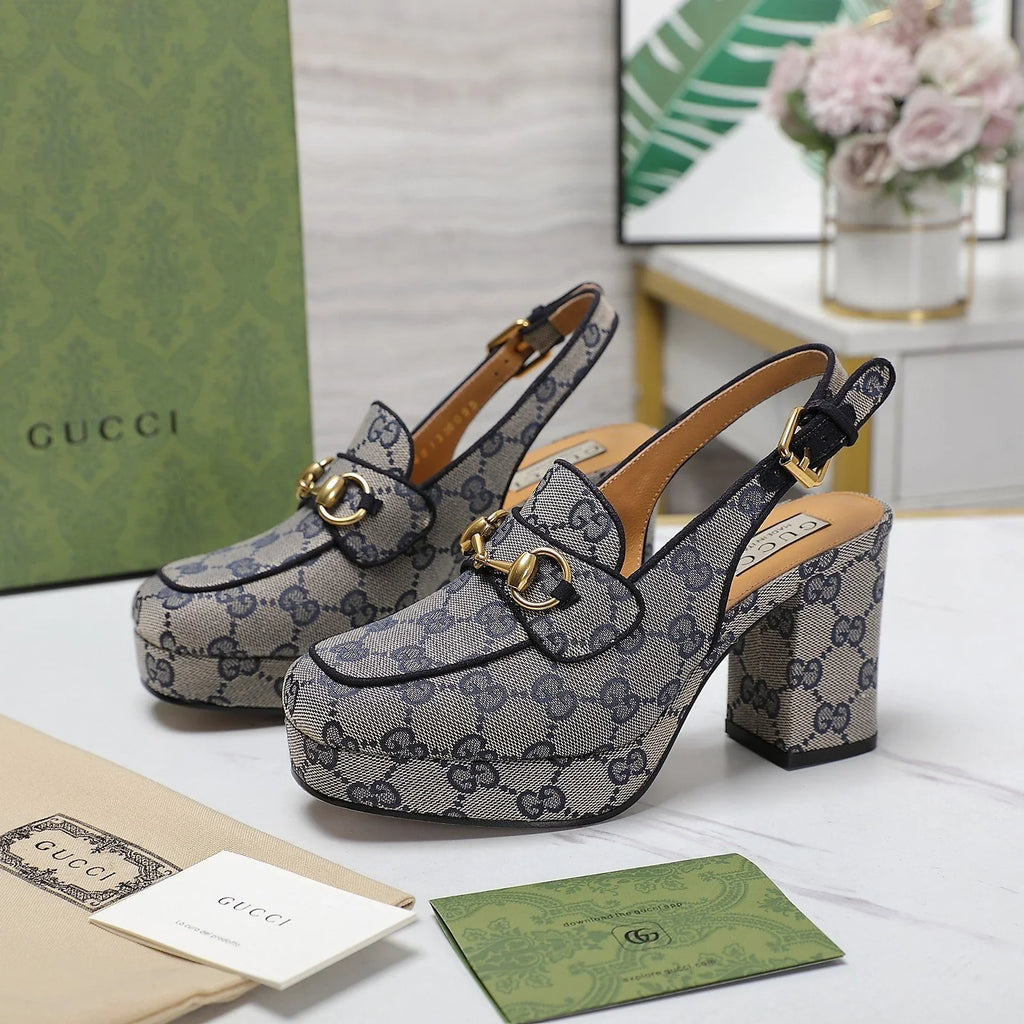 New Women's Horsebit Mid-heeled Sandals and High Heels