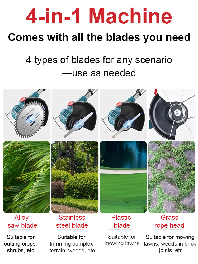 【Lightweight lithium battery garden lawn mower】50%OFF📢