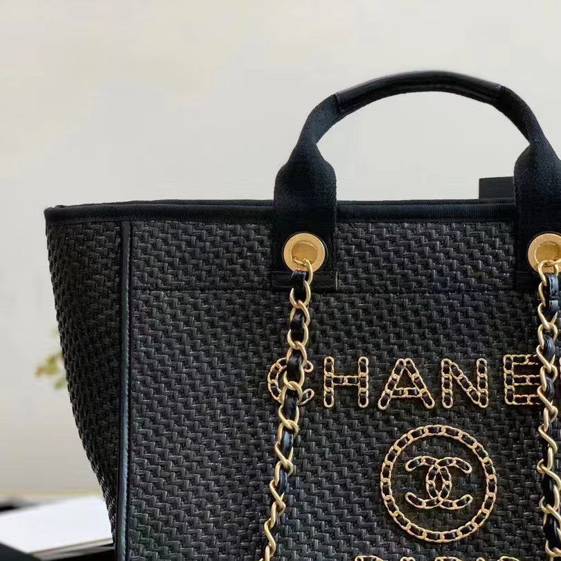 TOTE BAG IN GOLDTONE MENTAL