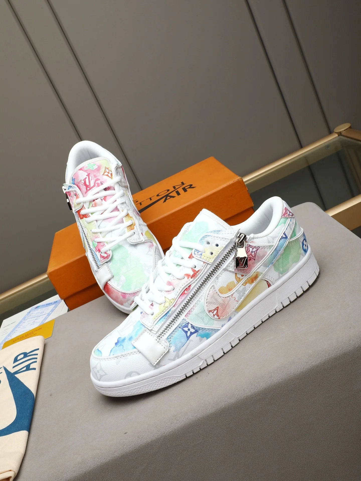V x Nike Air Force 1 collaboration style sneakers 0726050802