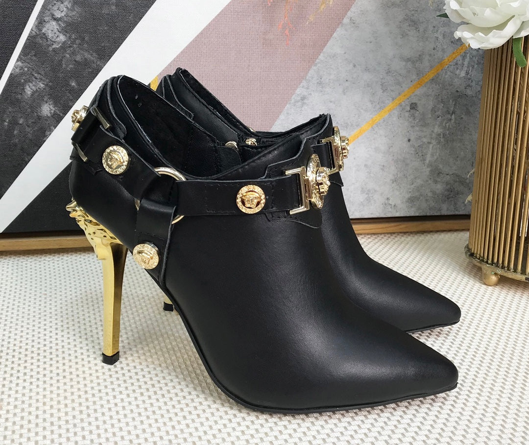 VS Fashionable high-heeled bare boots 0725091201