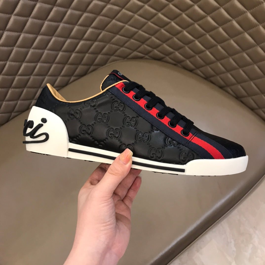 New Men's fashion lace-up casual shoes-3