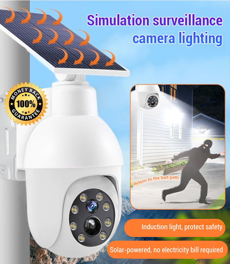 It can monitor your yard for a lifetime✨ without the need for a power source or internet connection, and it can still operate for an entire day even during a power outage💫