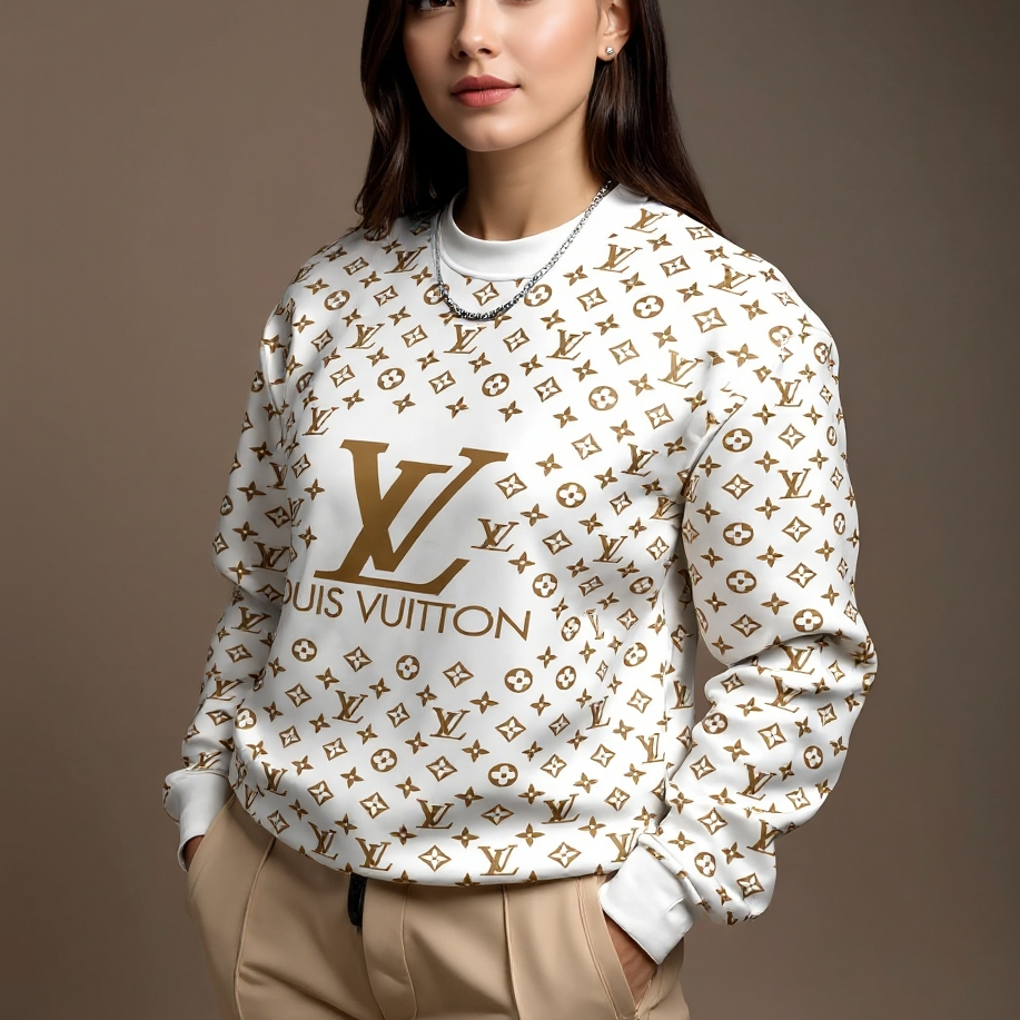 Round neck casual loose sweatshirt 3D0725110601