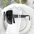 New Sunglasses Women's Frameless Anti-ultraviolet Gradient Two-color Sunglasses 1024062705