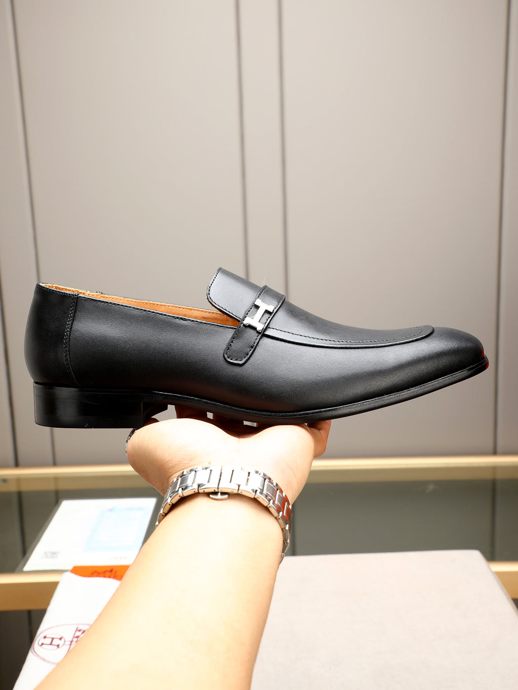 New H business formal leather shoes 0725062404