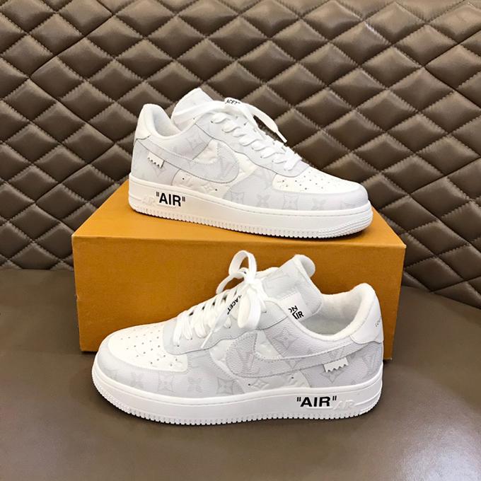 Printed  Force One Couple Sports Shoes
