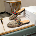 Men's Classic Lightweight Rubber Flexible Half Slippers 0224052904