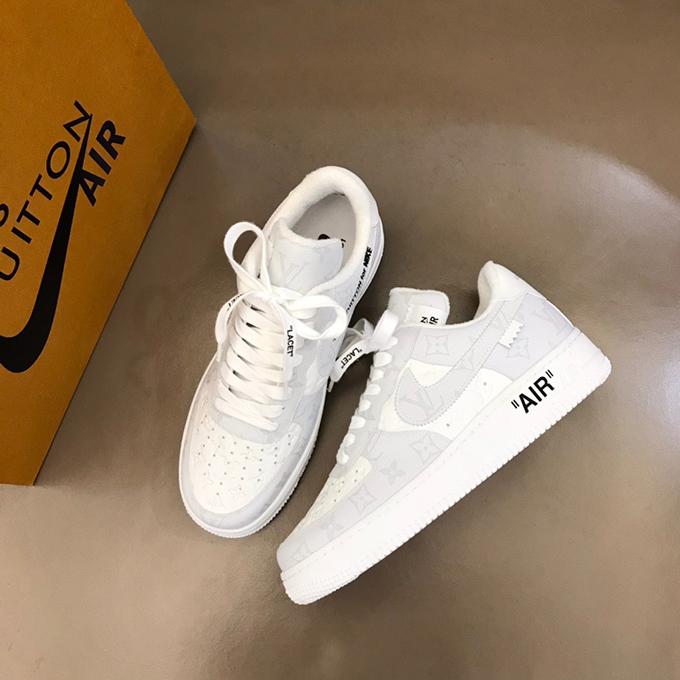 Printed  Force One Couple Sports Shoes
