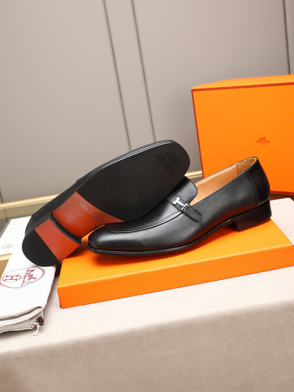 New H business formal leather shoes 0725062404