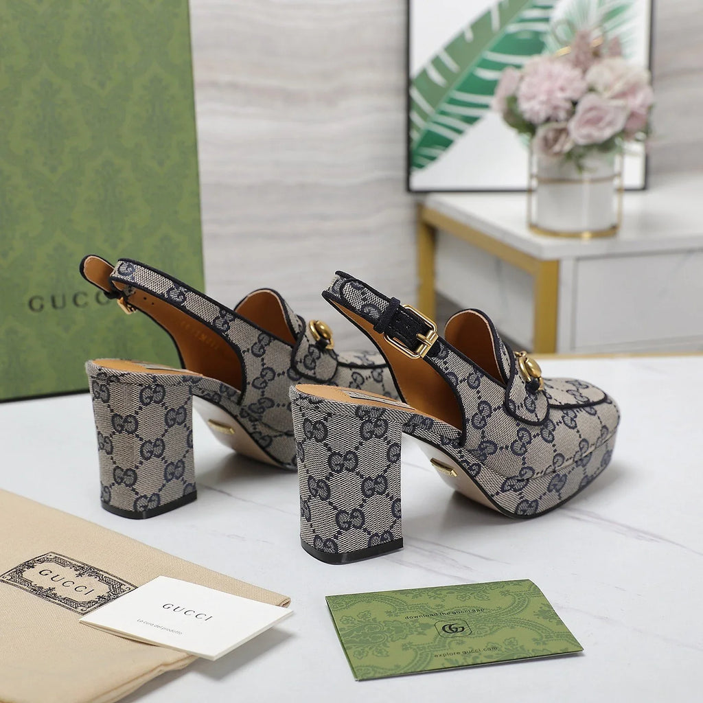 New Women's Horsebit Mid-heeled Sandals and High Heels