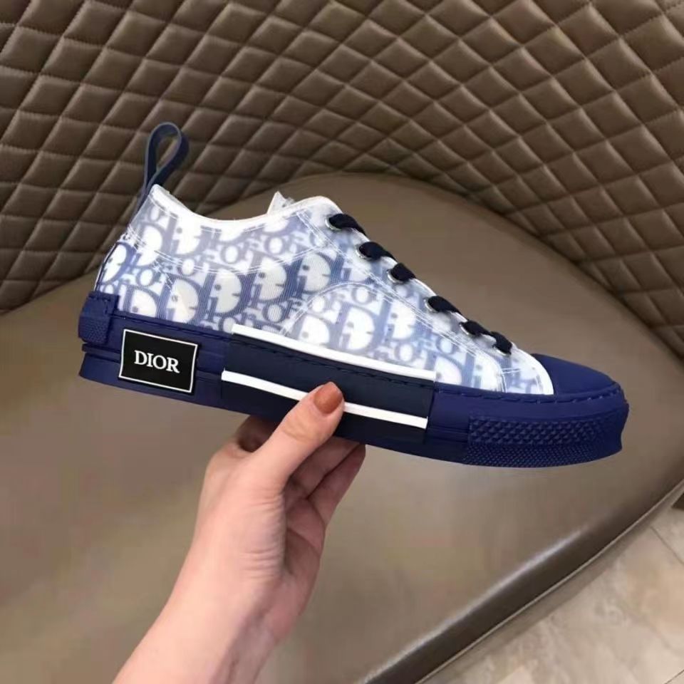 Blue DI Classic Fashion Trend Skateboard Shoes