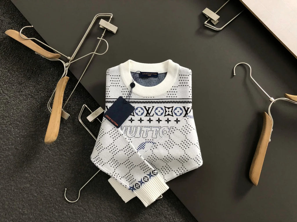 Crew-neck knit wool sweater 1025101410