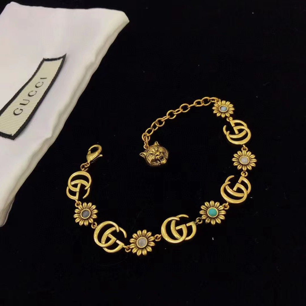 G Classic Light Luxury Bracelet Necklace PD10051209