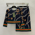 New G Letter Chain Print Fashion Set 1025070203