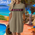 Premium Short Sleeve Pocket Dress 3D1025030424