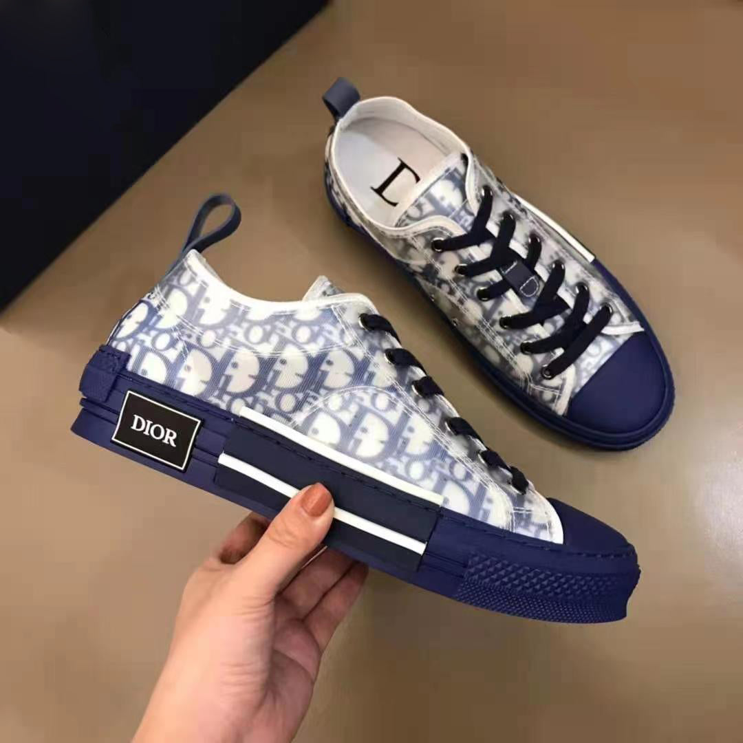 Blue DI Classic Fashion Trend Skateboard Shoes
