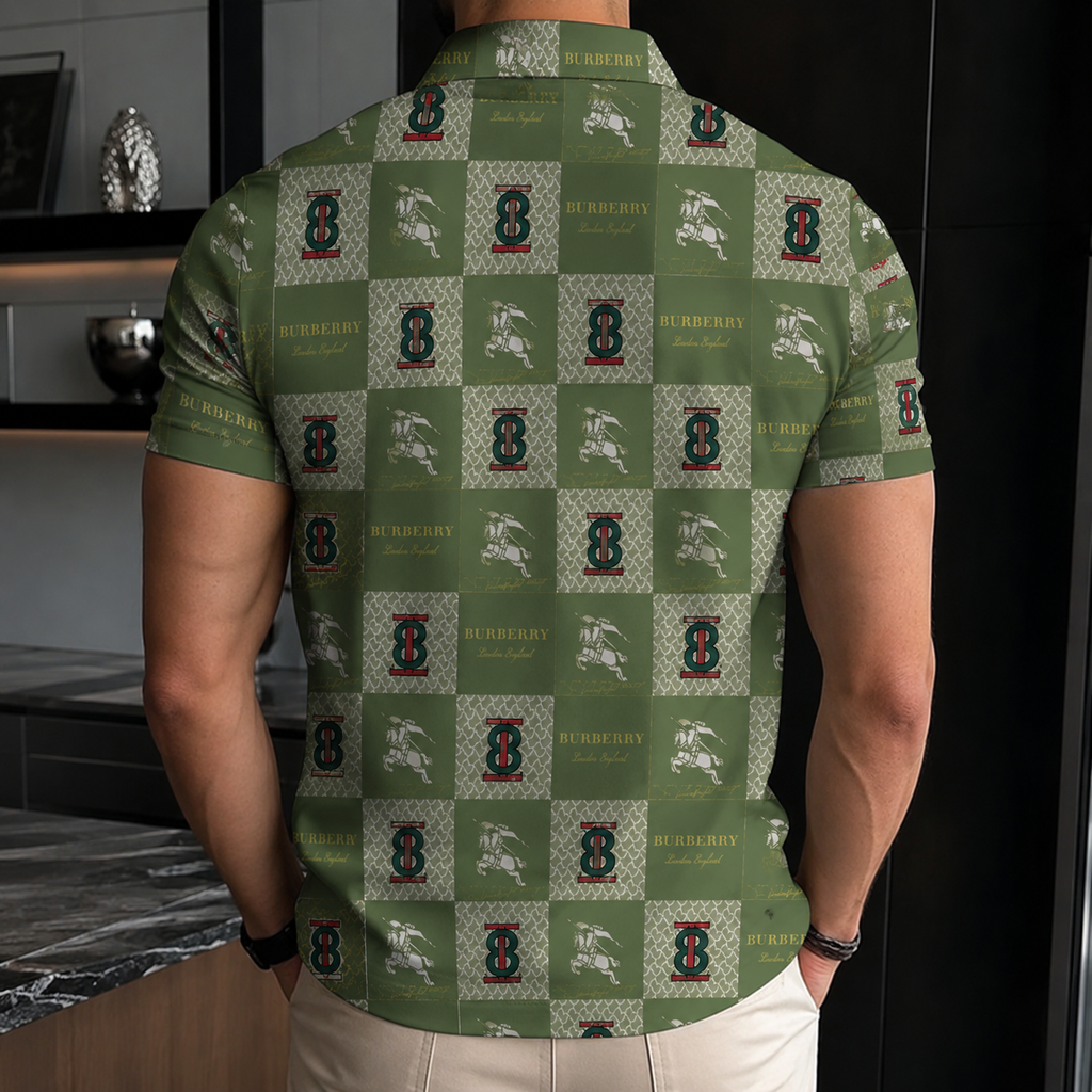 Men's Summer Fashion Printed Polo Shirts 3D1026070607