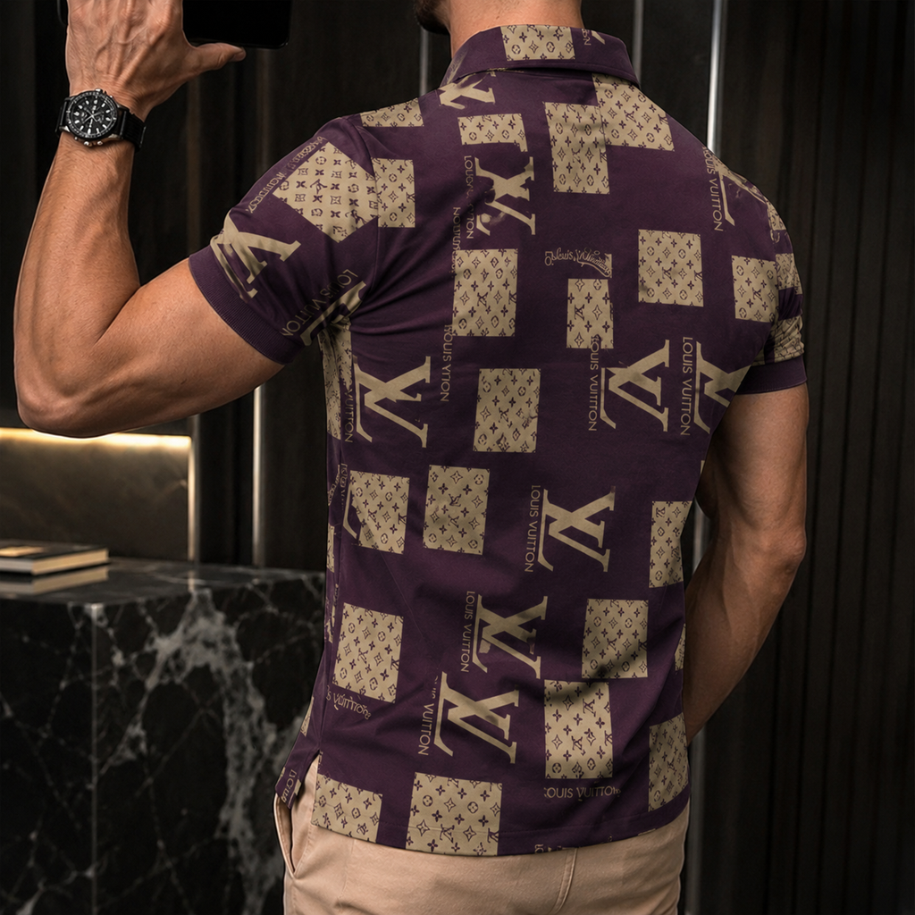 Men's Summer Fashion Printed Polo Shirts 3D1026070606
