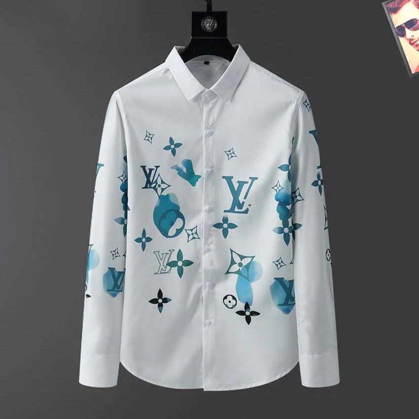 High quality fashion versatile printed long sleeve shirt 3D1024051612