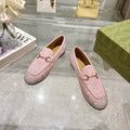 Women's New Rhinestone Horsebit Buckle Loafers 1025011710