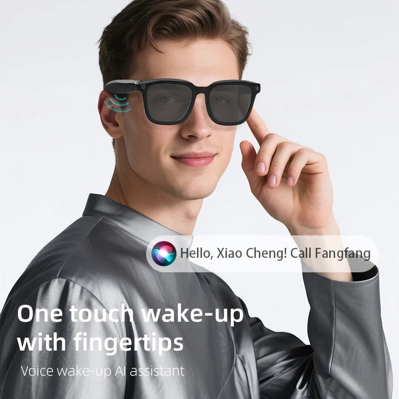 Smart AI Bluetooth Glasses with Camera WiFi 8 Megapixels