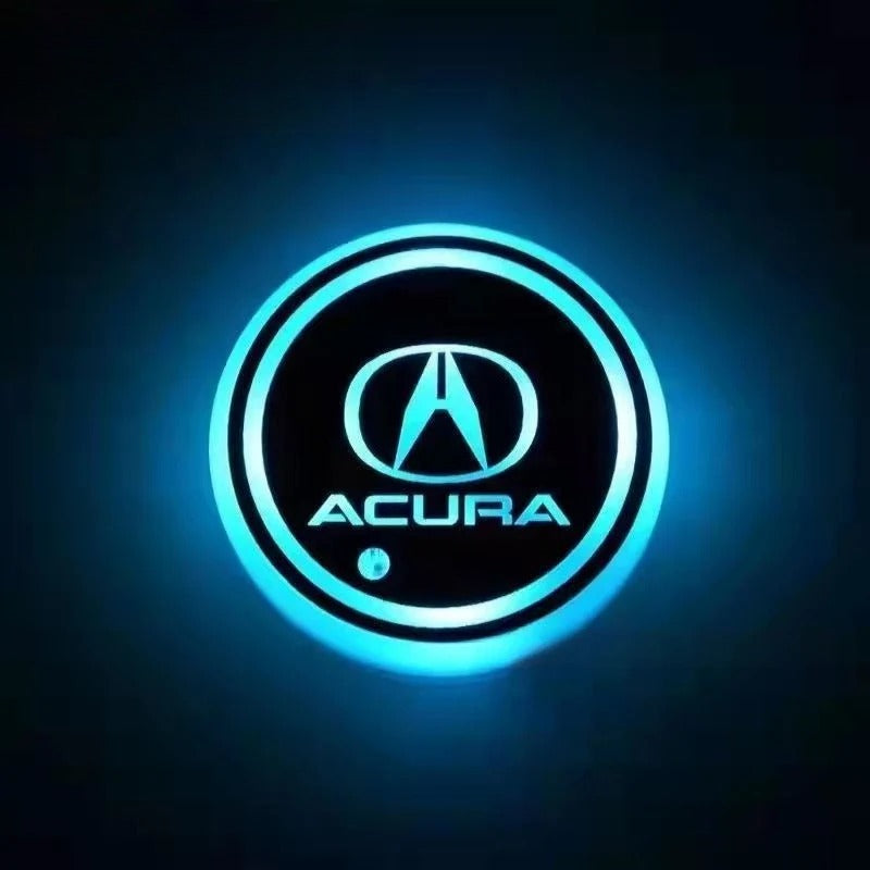 2PCS LED Car Coasters