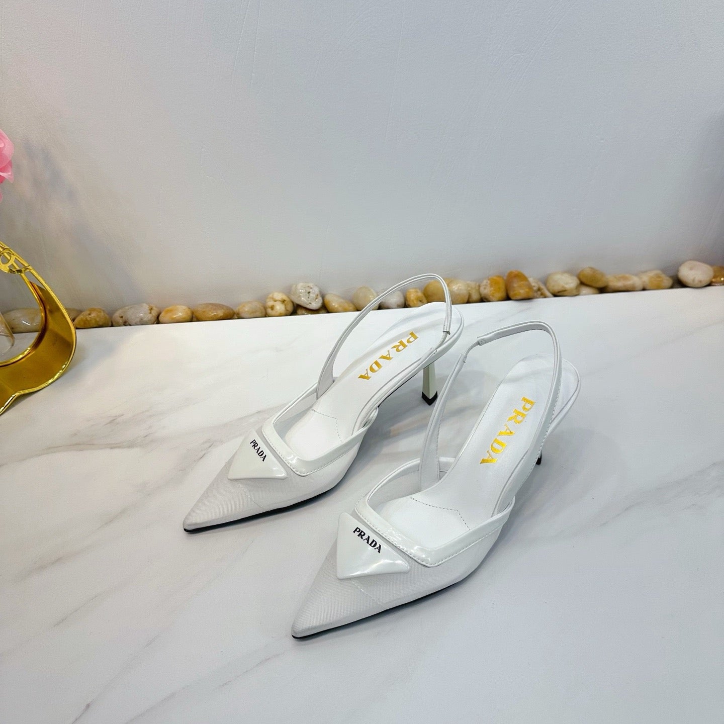 P fashion pointed mesh high heels 0725090813