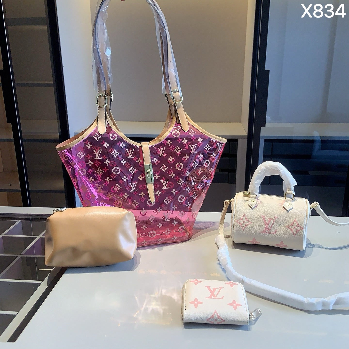 L A 4-piece set combination bag 0725101403