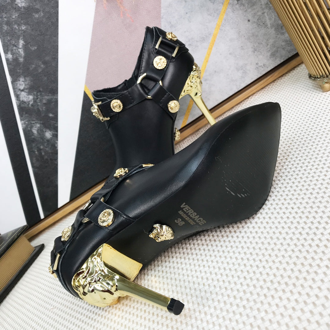 VS Fashionable high-heeled bare boots 0725091201